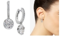 kate spade new york  Crystal Huggie Hoop Earrings